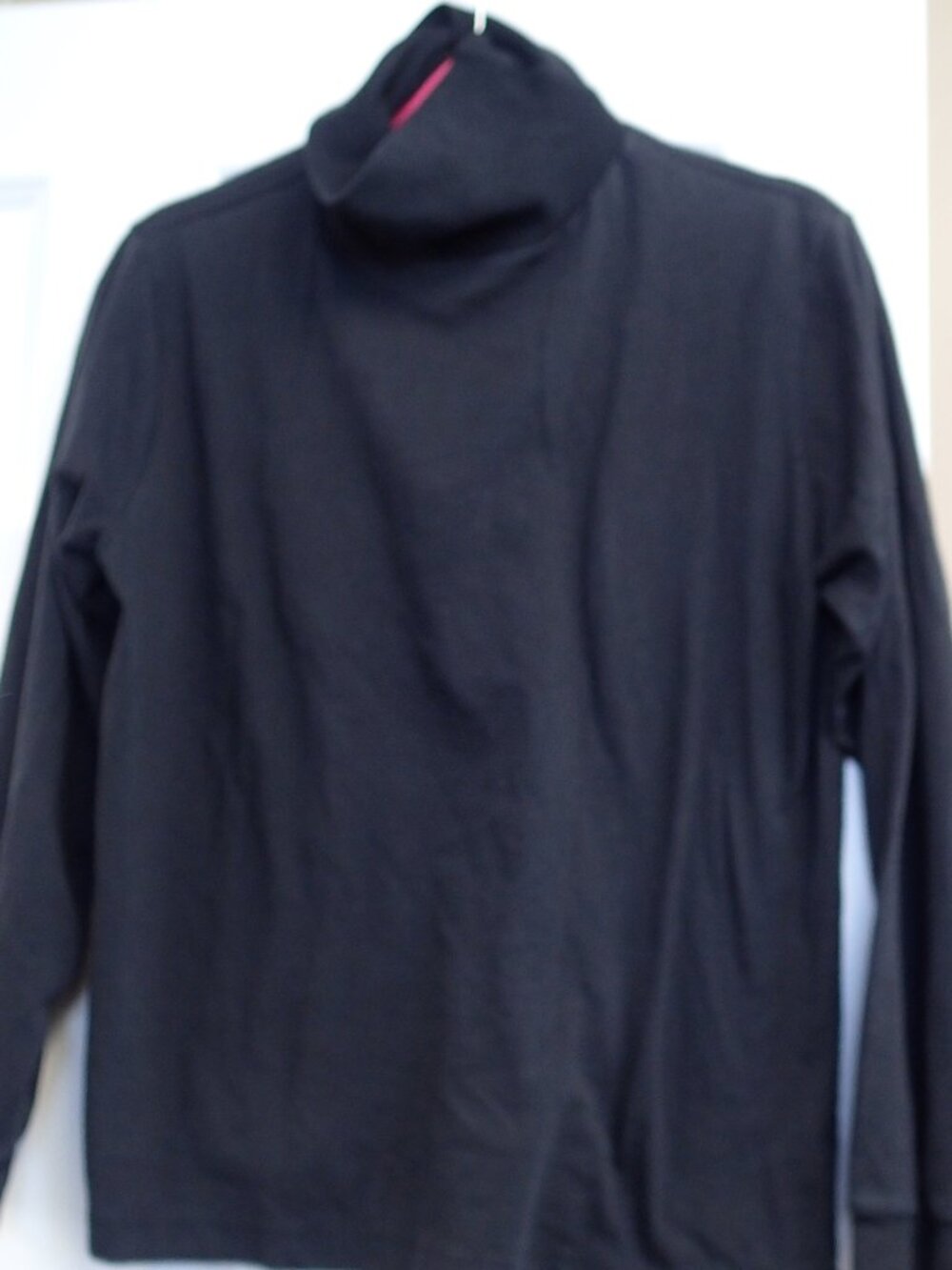 Ladies Fruit of the Loom Black Turtleneck
